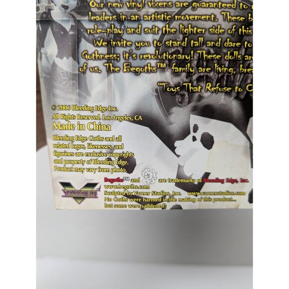 BeGoths JAQUELINE LE SPADES Series 5 2006 Bleeding Edge GOTHIC harlequin doll - Picture 10 of 12